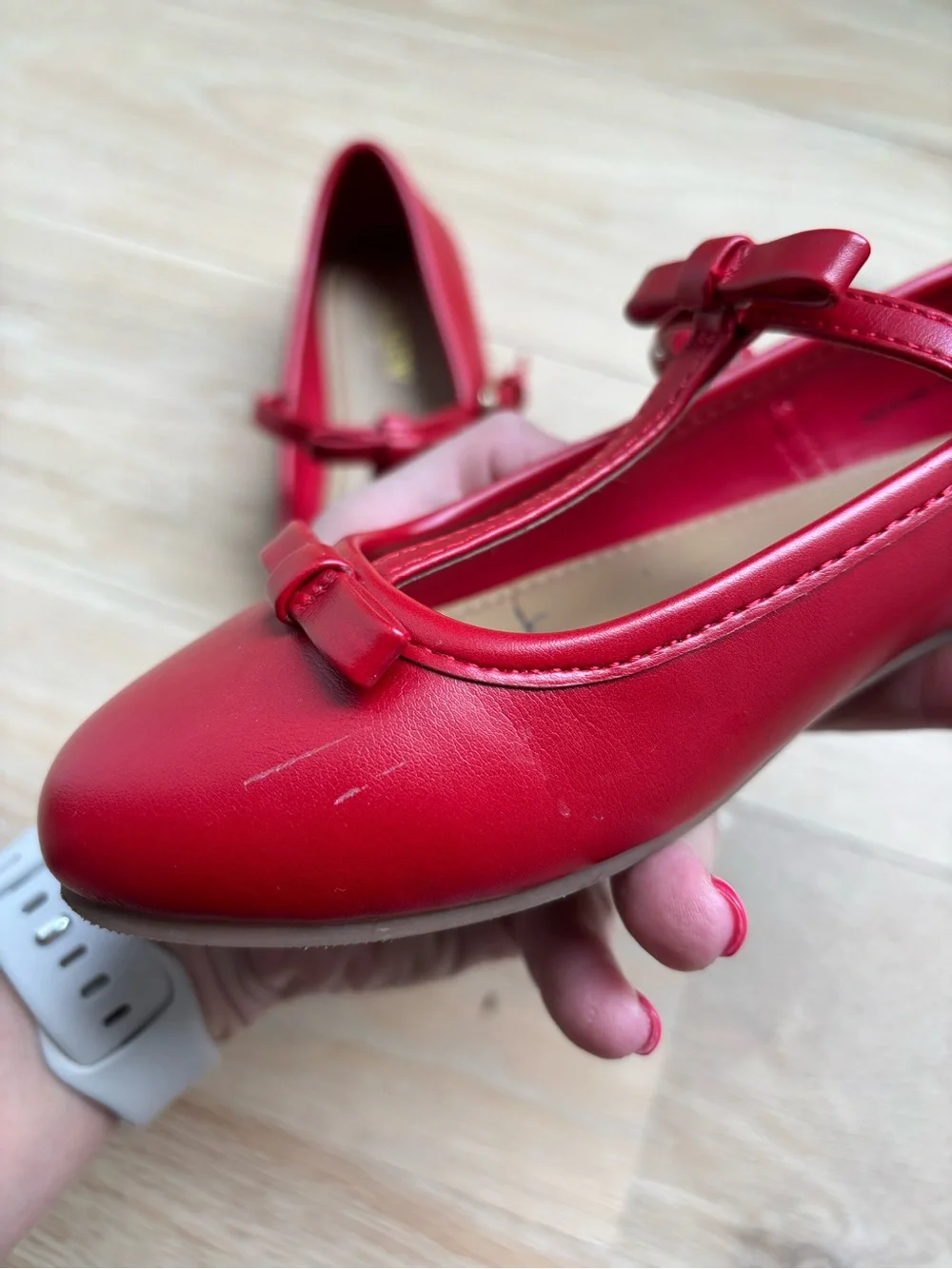 J.Crew bow T-strap Mary Jane flats - Size 13